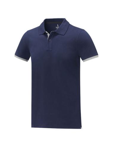 Polo de manga corta de dos tonos para hombre "Morgan"