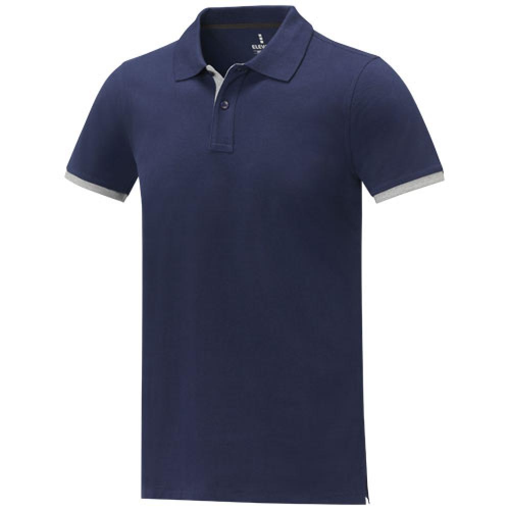 Polo de manga corta de dos tonos para hombre "Morgan"