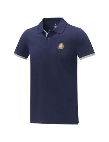 Polo de manga corta de dos tonos para hombre "Morgan"