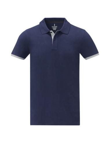 Polo de manga corta de dos tonos para hombre "Morgan"