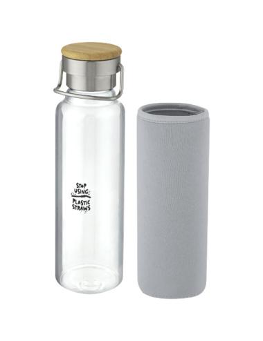 Botella de vidrio borosilicato con funda de neopreno de 660 ml "Thor"