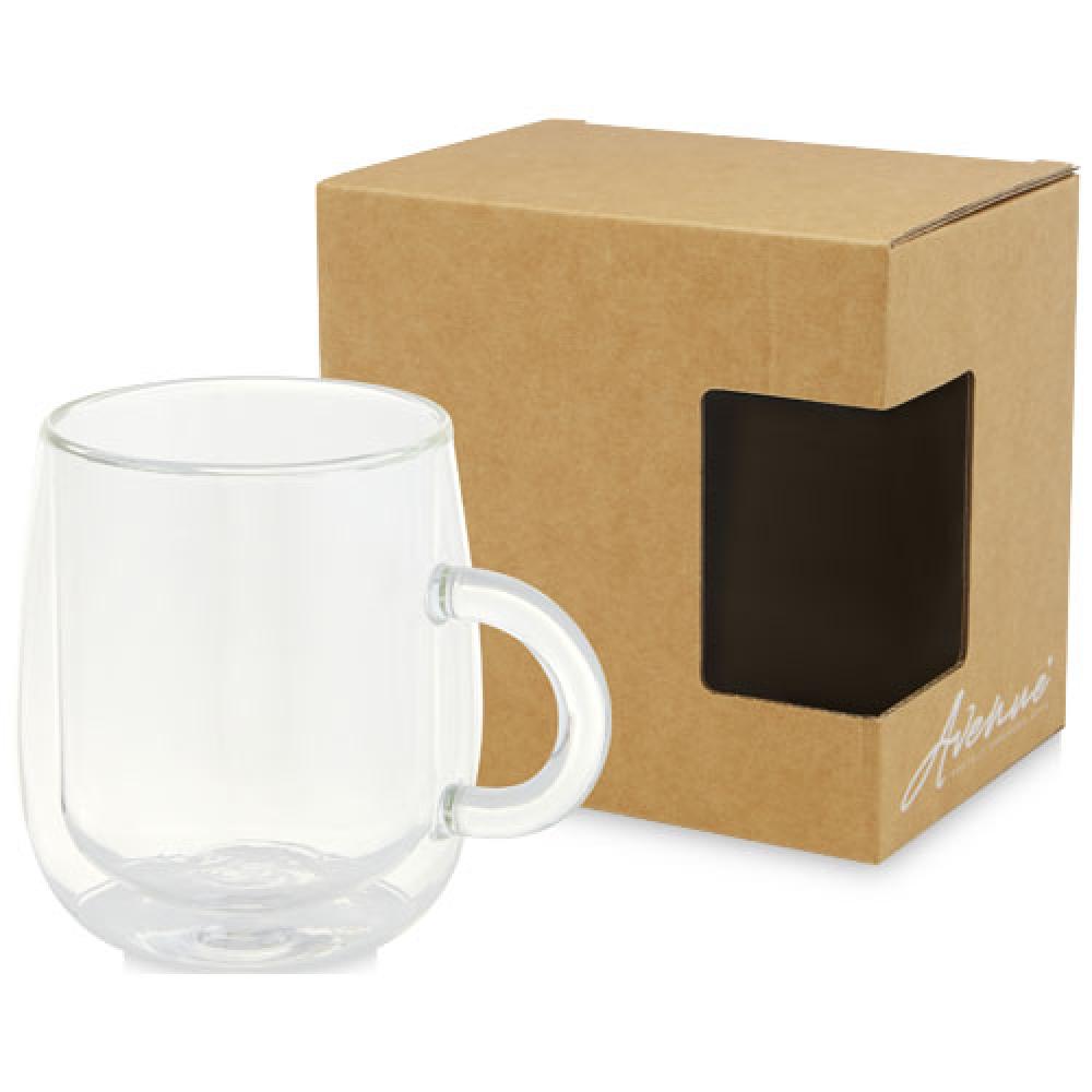 Taza de vidrio de 330 ml "Iris"