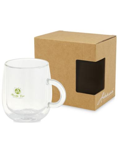 Taza de vidrio de 330 ml "Iris"