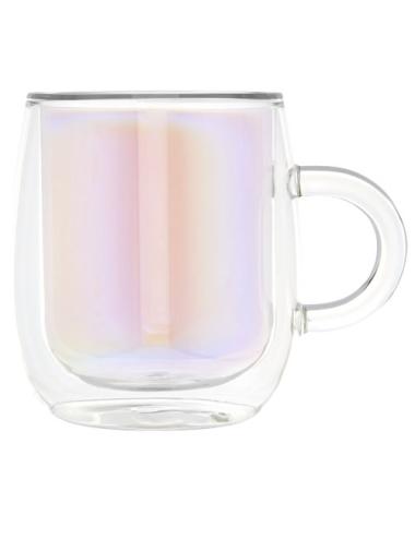 Taza de vidrio de 330 ml "Iris"