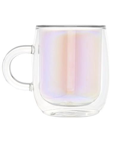 Taza de vidrio de 330 ml "Iris"