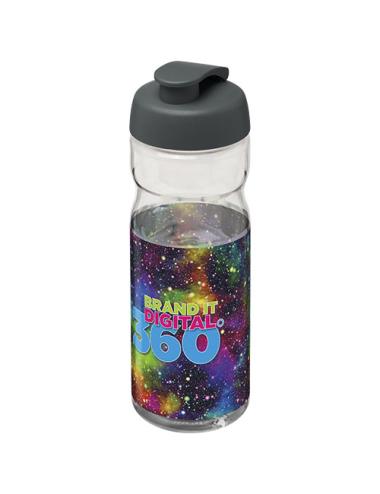 Bidón deportivo de 650 ml con tapa Flip H2O Active® "Base Tritan™"