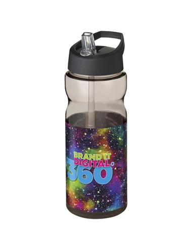 Bidón deportivo de 650 ml con tapa con boquilla H2O Active® "Base Tritan™"