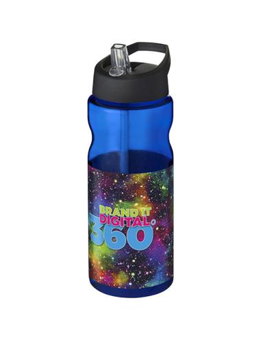 Bidón deportivo de 650 ml con tapa con boquilla H2O Active® "Base Tritan™"