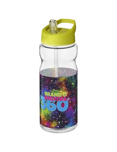 Bidón deportivo de 650 ml con tapa con boquilla H2O Active® "Base Tritan™"