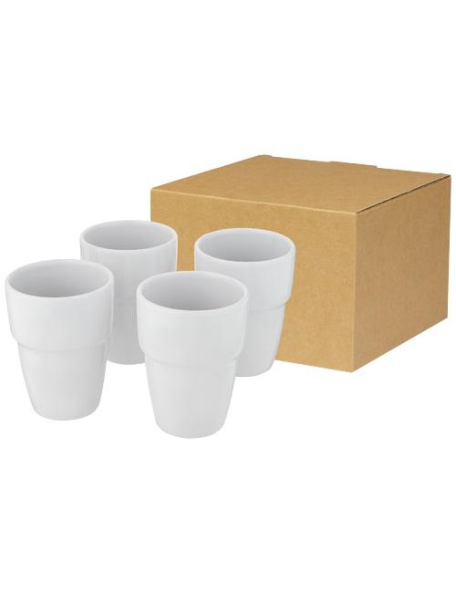 Set de regalo de 4 vasos apilables de 280 ml "Staki"