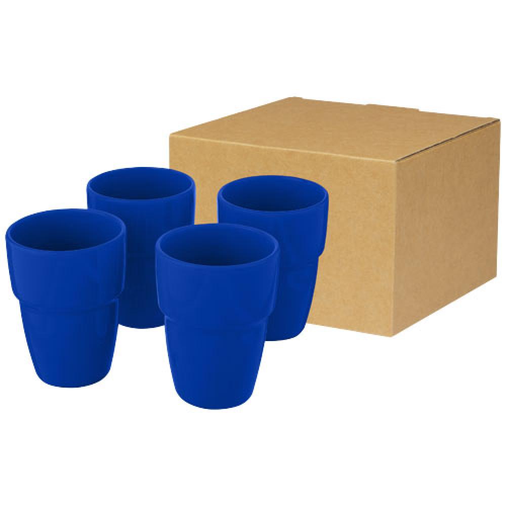 Set de regalo de 4 vasos apilables de 280 ml "Staki"