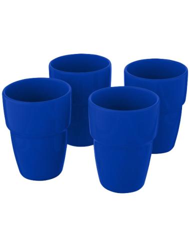 Set de regalo de 4 vasos apilables de 280 ml "Staki"