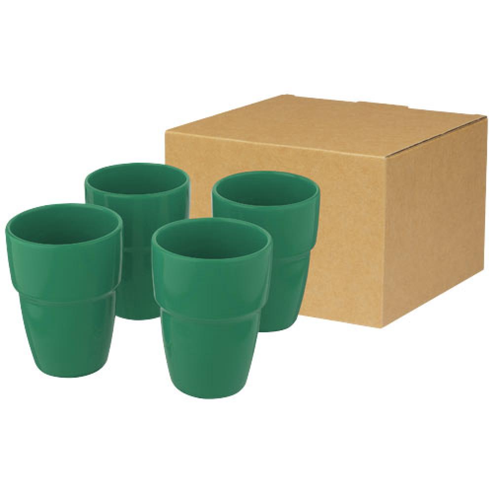 Set de regalo de 4 vasos apilables de 280 ml "Staki"