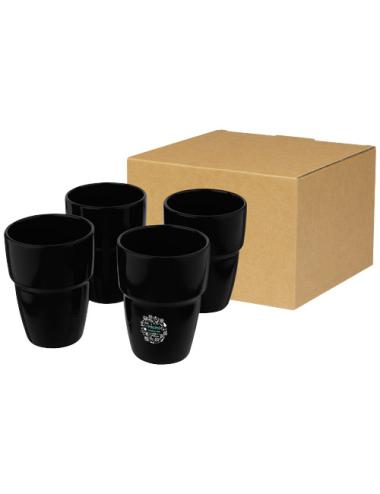 Set de regalo de 4 vasos apilables de 280 ml "Staki"