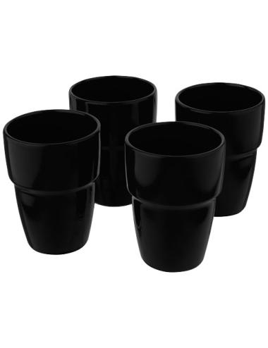 Set de regalo de 4 vasos apilables de 280 ml "Staki"