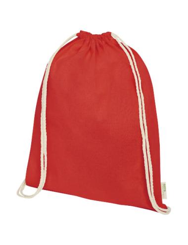 Mochila de cuerdas de algodón orgánico GOTS de 140 g/m² 5L "Orissa"