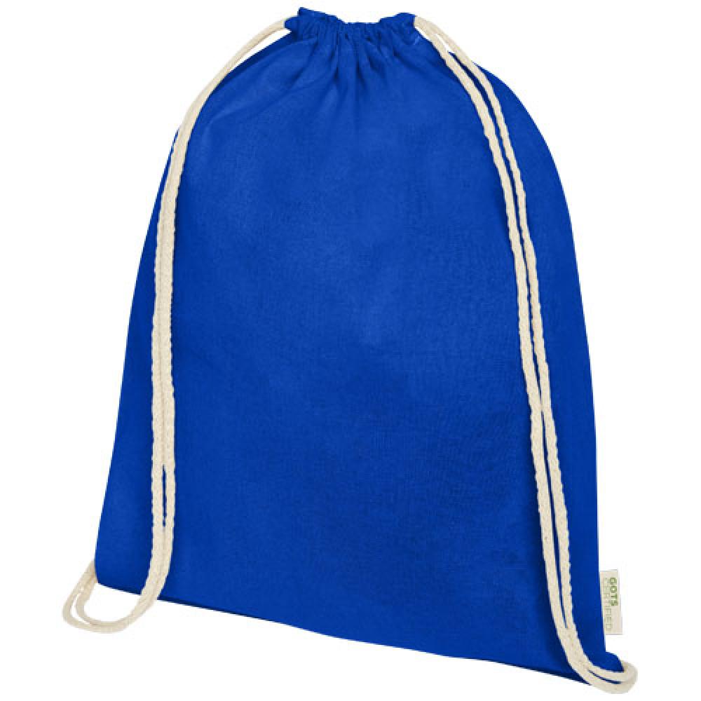 Mochila de cuerdas de algodón orgánico GOTS de 140 g/m² 5L "Orissa"