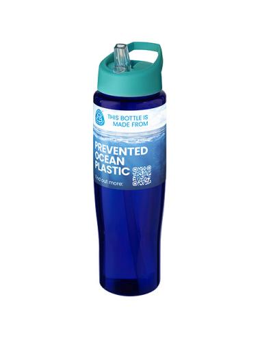 Bidón deportivo de 700 ml con tapa con boquilla H2O Active® "Eco Tempo"