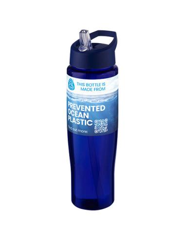 Bidón deportivo de 700 ml con tapa con boquilla H2O Active® "Eco Tempo"