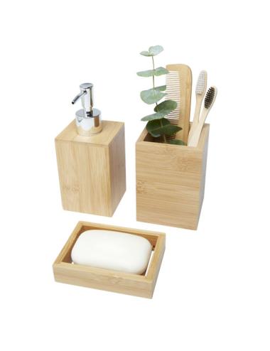 Set de baño de bambú de 3 piezas "Hedon"