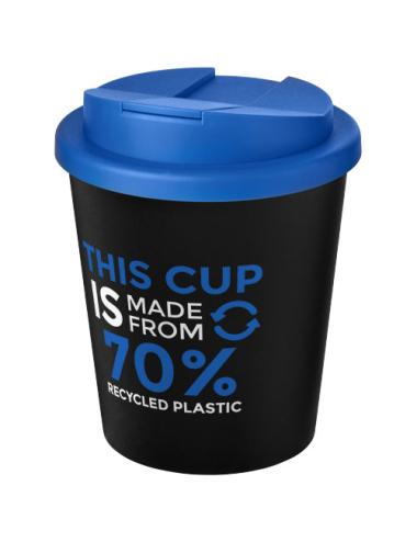 Vaso reciclado de 250 ml con tapa antigoteo "Americano® Espresso Eco"