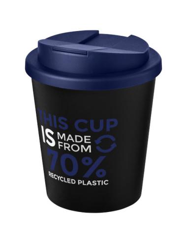 Vaso reciclado de 250 ml con tapa antigoteo "Americano® Espresso Eco"