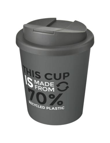 Vaso reciclado de 250 ml con tapa antigoteo "Americano® Espresso Eco"