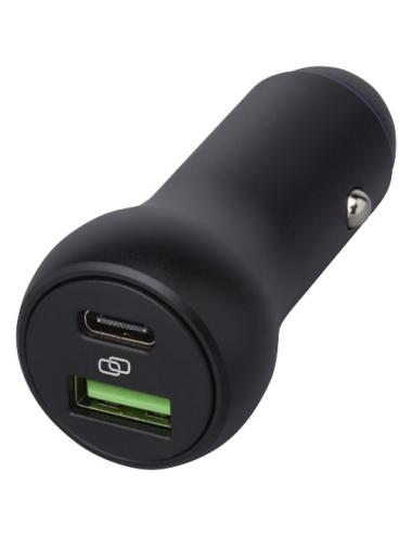 Cargador de coche USB C/USB A de 55 W dual "Pilot"