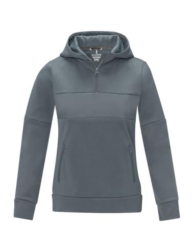 Sudadera anorak con capucha  con media cremallera para mujer "Sayan"