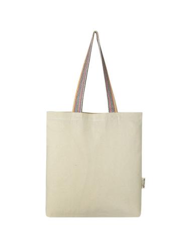 Bolsa Tote de algodón reciclado de 180 g/m² de 5 l "Rainbow"