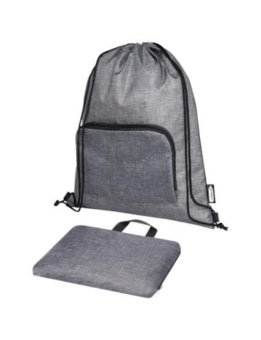 Bolsa con cordón plegable reciclada de 7L "Ash"