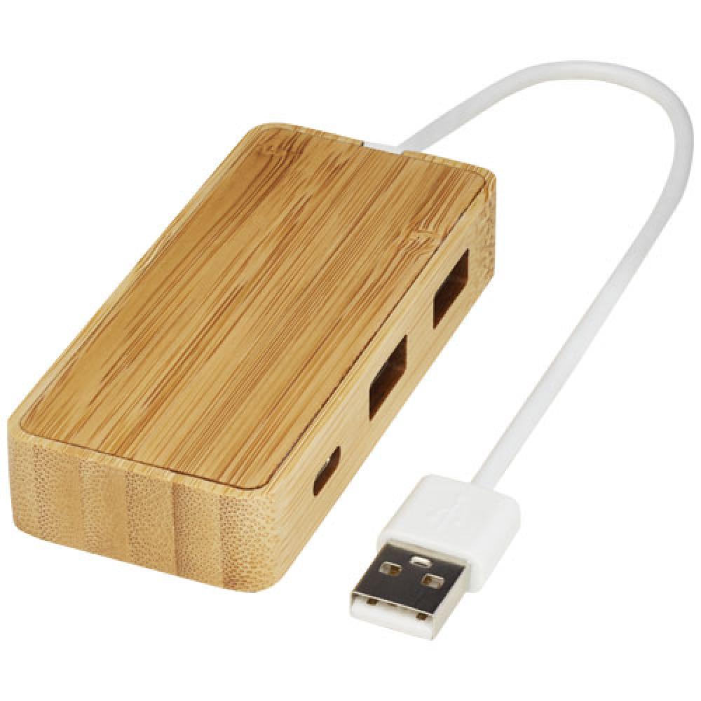 Hub USB de bambú "Tapas"