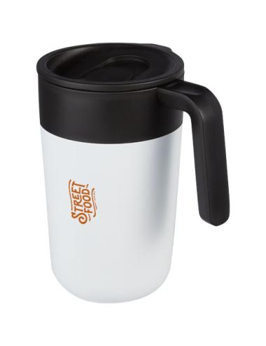 Taza de 400 ml con doble pared reciclada "Nordia"