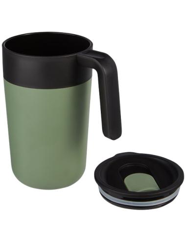 Taza de 400 ml con doble pared reciclada "Nordia"