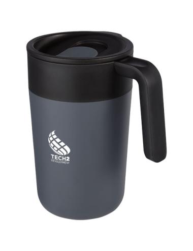 Taza de 400 ml con doble pared reciclada "Nordia"