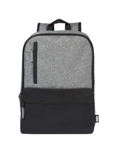 Mochila para portátil de 15" reciclada GRS en dos tonos de 14 L "Reclaim"