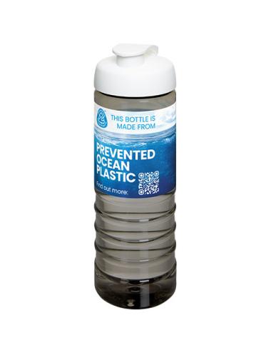 Bidón deportivo con tapa Flip de 750 ml "H2O Active® Eco Treble"