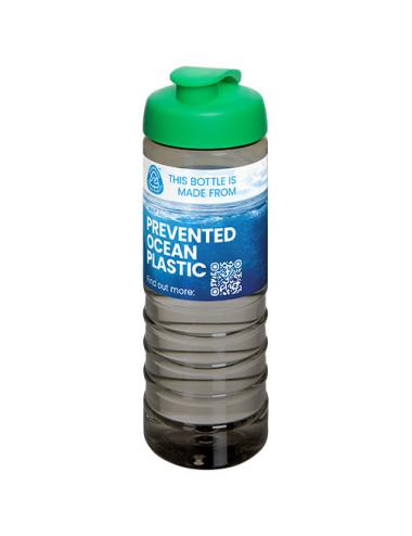 Bidón deportivo con tapa Flip de 750 ml "H2O Active® Eco Treble"