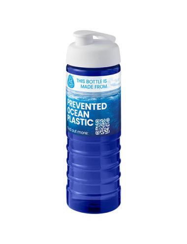 Bidón deportivo con tapa Flip de 750 ml "H2O Active® Eco Treble"