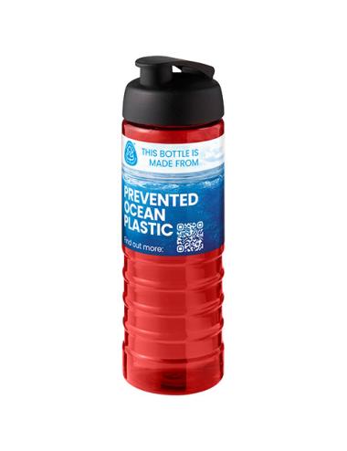 Bidón deportivo con tapa Flip de 750 ml "H2O Active® Eco Treble"