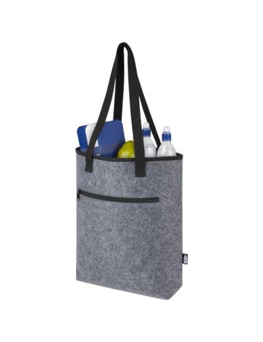 Bolsa Tote isotérmica de fieltro reciclado GRS de 12 L "Felta"