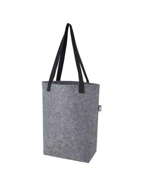 Bolsa Tote de fieltro reciclado GRS con fondo ancho de 12 L "Felta"