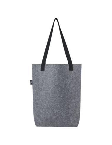 Bolsa Tote de fieltro reciclado GRS con fondo ancho de 12 L "Felta"