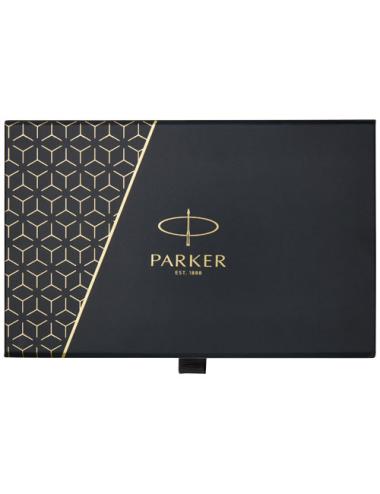 Parker set de bolígrafo y rollerball acromático con caja de regalo "IM"