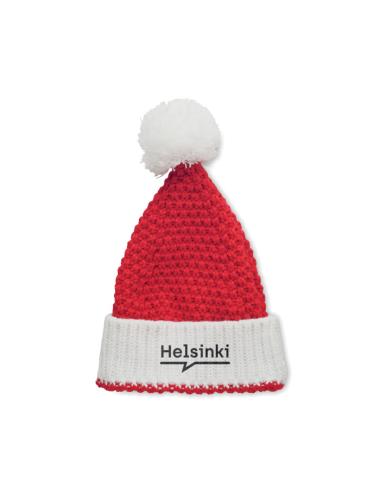 Gorro de punto navideño