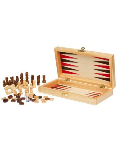 Set de juegos 3 en 1 de madera "Mugo"