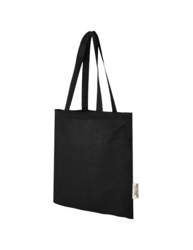 Bolsa Tote de algodón reciclado GRS de 140 g/m2 de 7 L "Madras"