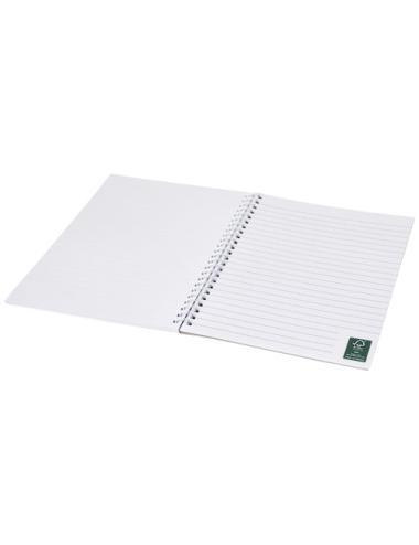 Cuaderno con espiral A5 con cubierta impresa "Desk-Mate®"