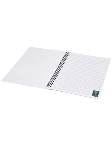 Cuaderno con espiral A5 con cubierta impresa "Desk-Mate®"