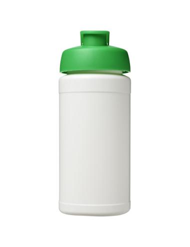 Bidón deportivo con tapa Flip de material reciclado de 500 ml "Baseline"